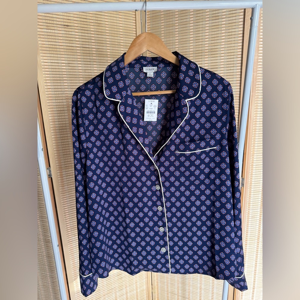 J.Crew Pajama Blouse - New With Tags